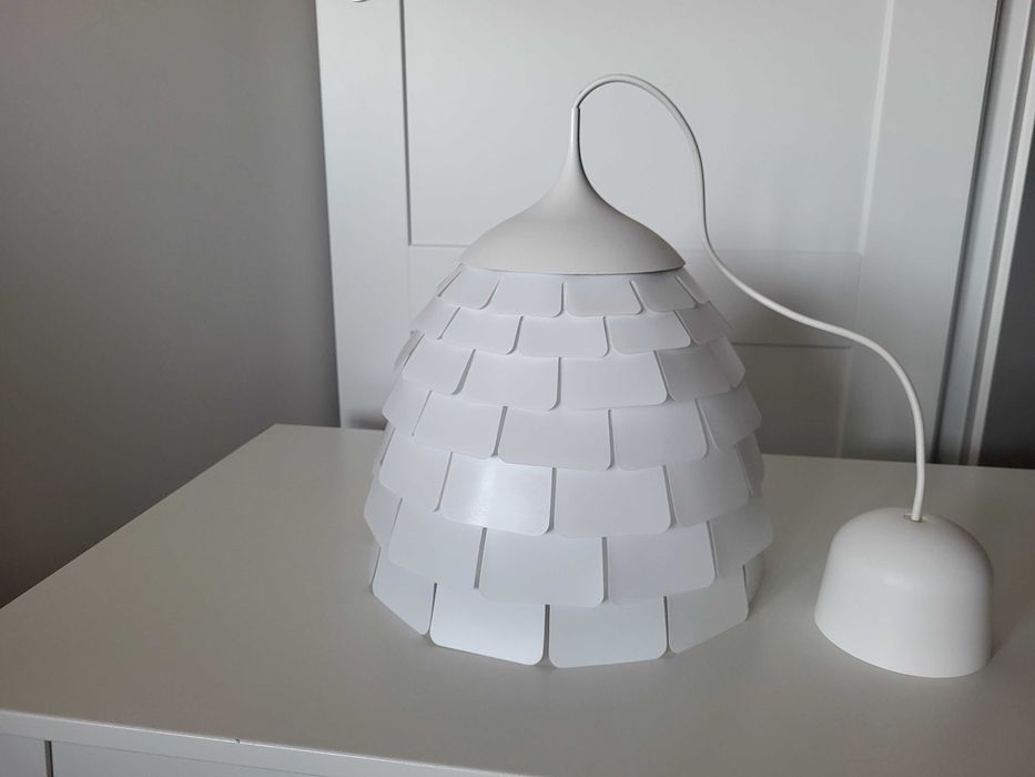 Lampa sufitowa wisząca Ikea Kvartar biała
