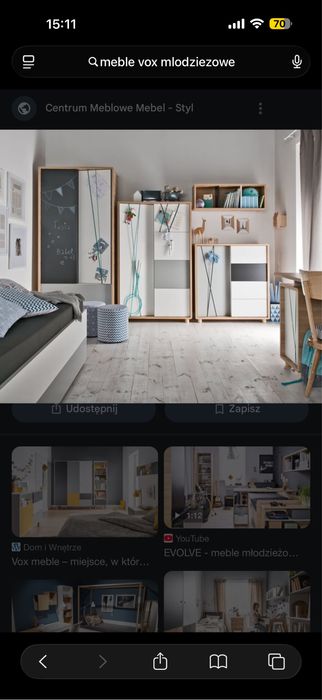 Zestaw mebli młodzieżowych Vox