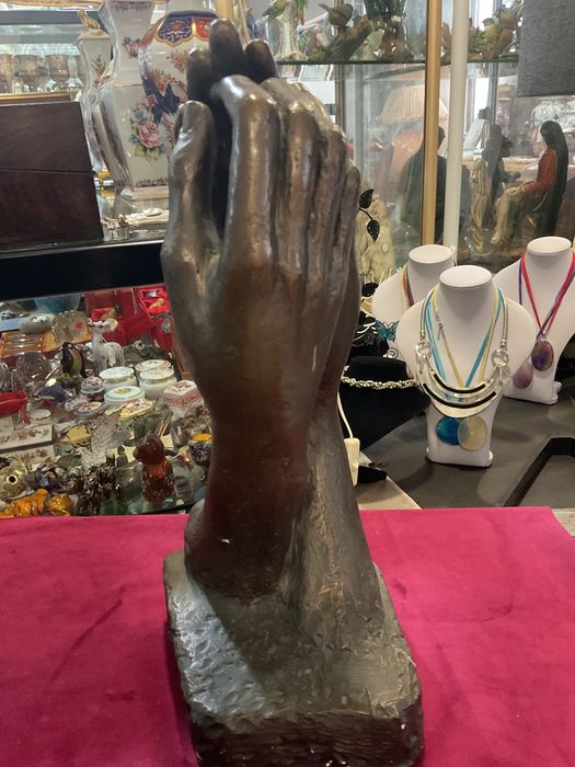 Escultura em bronze altura de 39 cm