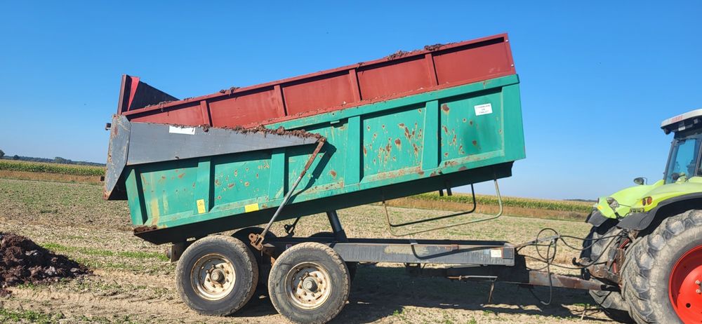 Przyczepa skorupowa tandem ladownosc 12t