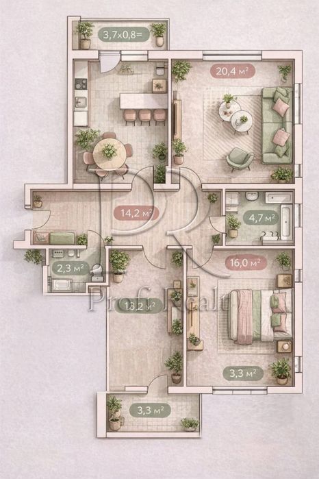 Продаж 3 кімн. квартири в ЖК Паркові Озера/Воскресенська/Парк Перемога