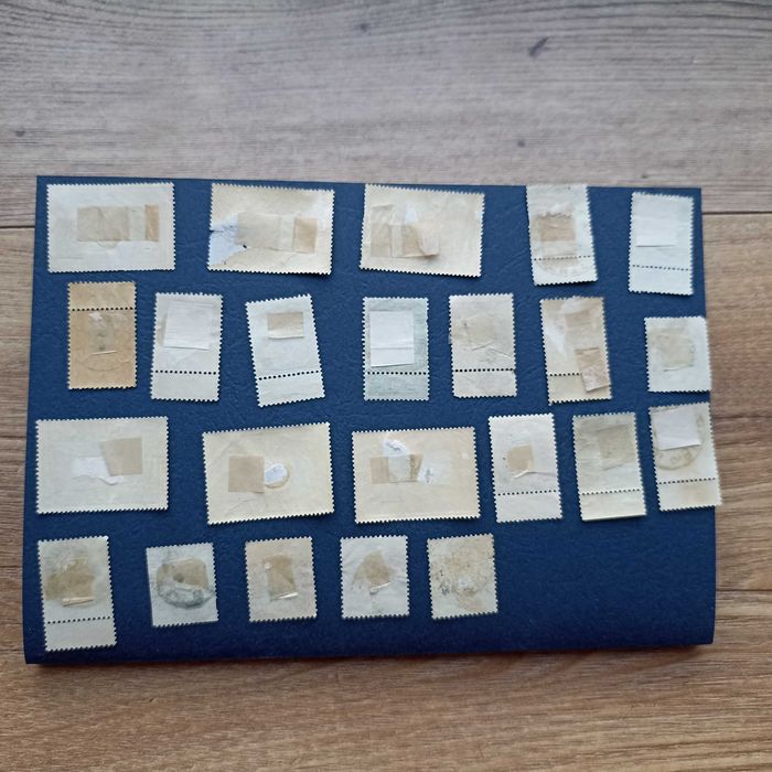 Kolekcja pocztowych znaczków belgijskich