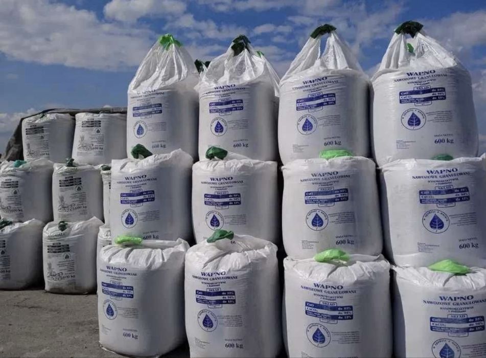 Wapno granulowane nawozowe i magnezowe