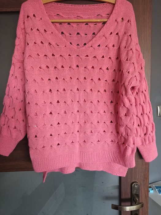 Sweter ażurowy xx