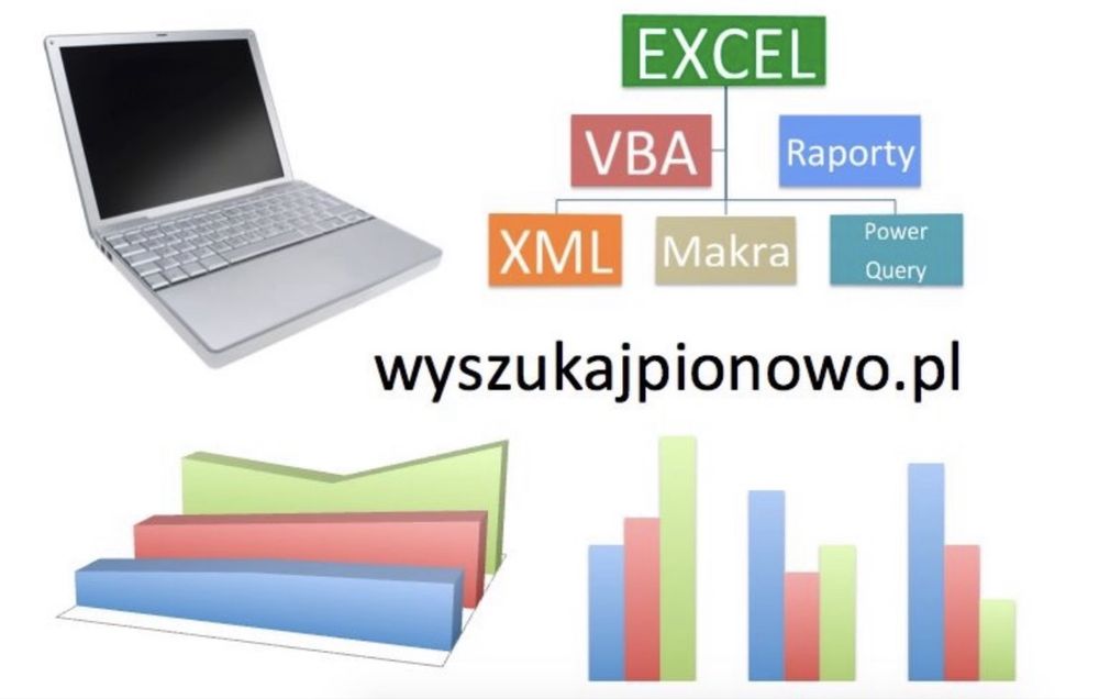 VBA, Excel, makra, raporty, dashboardy, XML