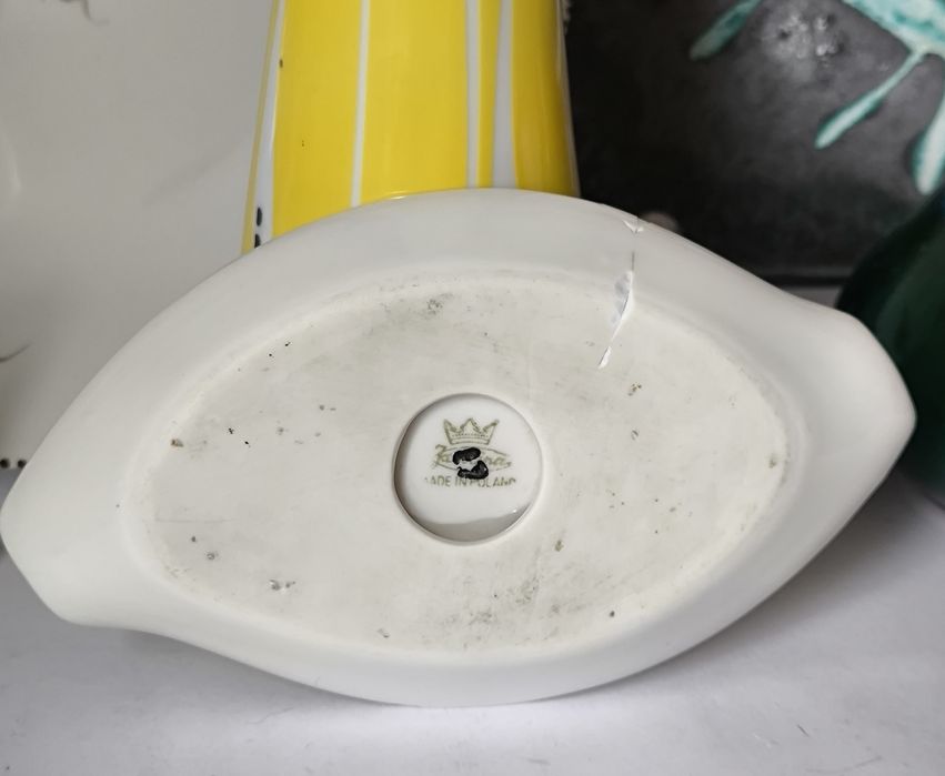 Popielniczka Karolina pikasiak D. Duszniak piękna stara porcelana