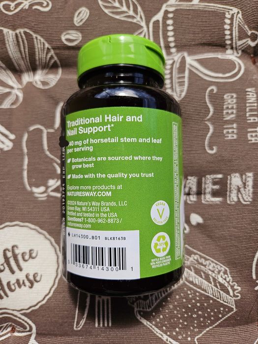 Nature's Way хвощ польовий кінський хвіст horsetail 440 мг 100 капсул