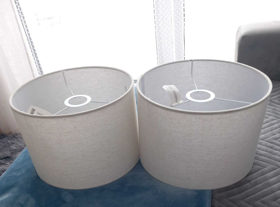 Abażury na lampy stolowe 2 sszt