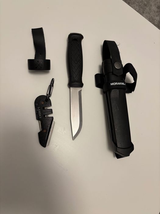 Nóż Morakniv Garberg MultiMount stal nierdzewna i ostrzałka Lansky