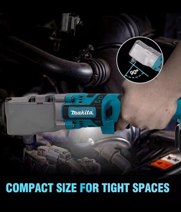 Roquete/Catraca Makita c/2 Baterias 6Ah e carregador makita