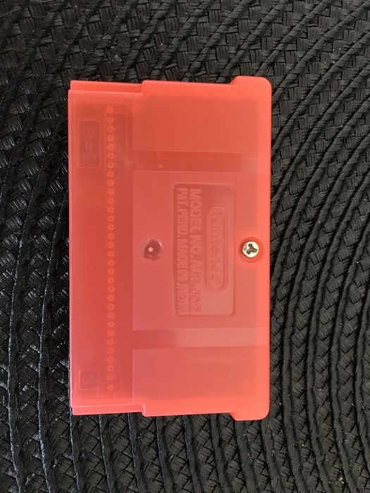 Karta konsoli z grami wideo GBA seria Pokemon FireRed