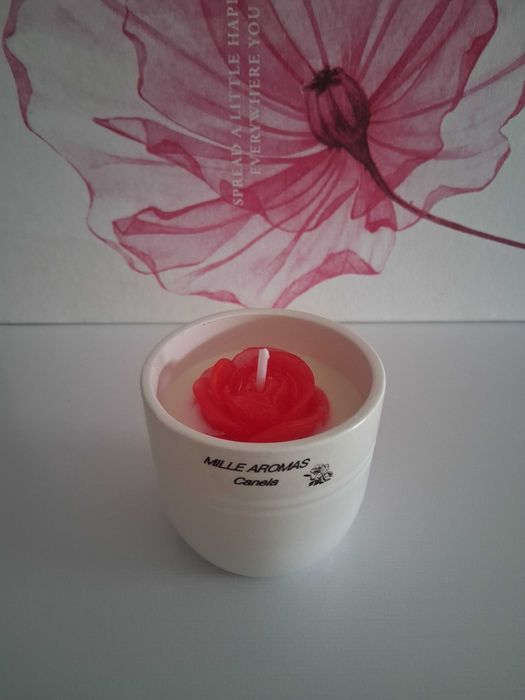 Confecção de velas artesanais e aromáticas