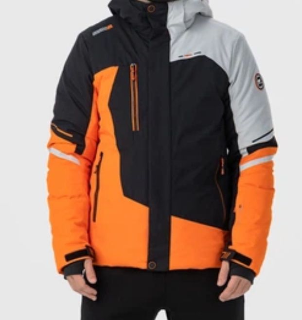 Новая лыжная куртка большой размер мужская курточка на флисе