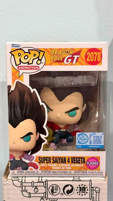 Funko Pop Dragon Ball GT - Super Saiyan 4 Vegeta #2078 Flocked Special Edition
