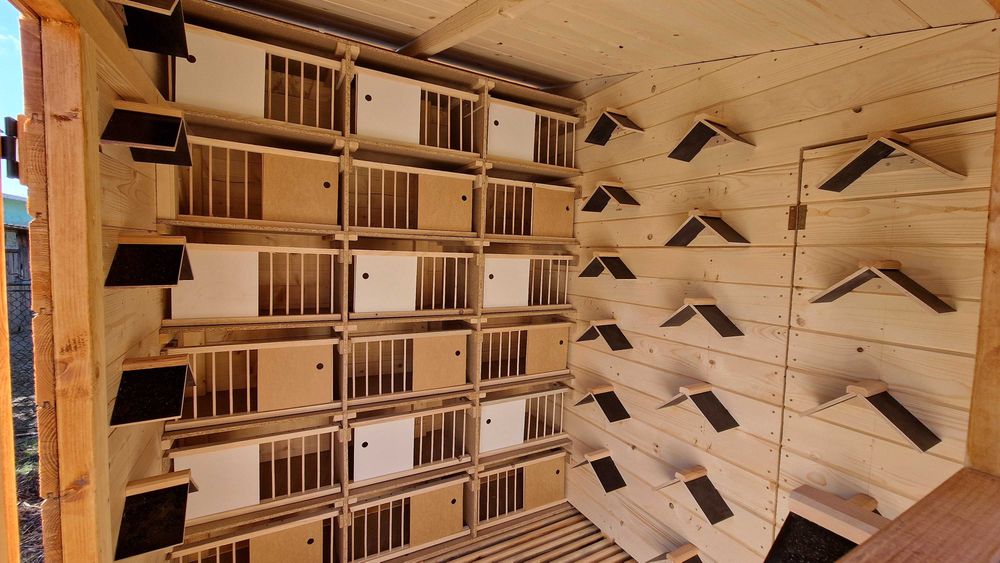 Gołębnik 5x2m z wolierą 5x2m Cena z MONTAŻEM