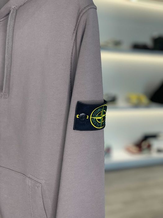 Худі STONE ISLAND 64251 Classic Zip Hooded Sweatshirt Ecru SI0142-EU