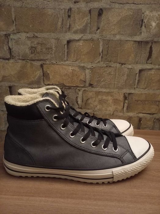 Converse кеды мужские Chuck Taylor Leather Faux Fur Lined Hi-Top р 46.