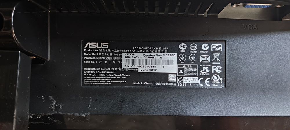 Monitor 22 polegadas