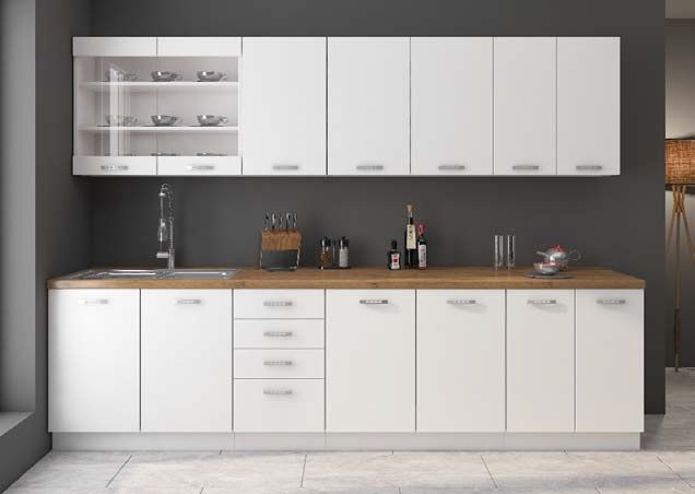 Nowe nowoczesne Meble kuchenne Kuchnia WHITE BIAŁY MAT DOSTAWA 7 dni