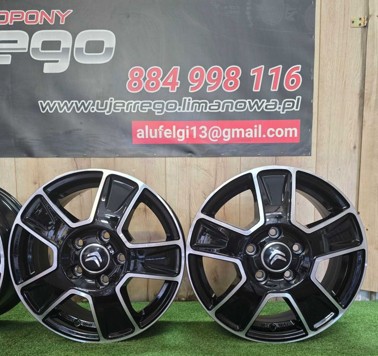NOWE ALUFELGI CITROEN 16x5x118 - Jumper - wzmacniane do 1350KG