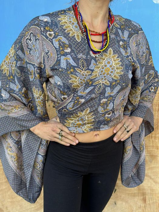 Bobo top bluzka szerokie rękawy