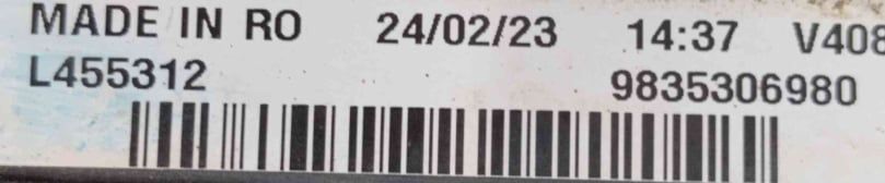 Luz Stop Adicional / 3º Stop 9835306980 - PEUGEOT 308 III