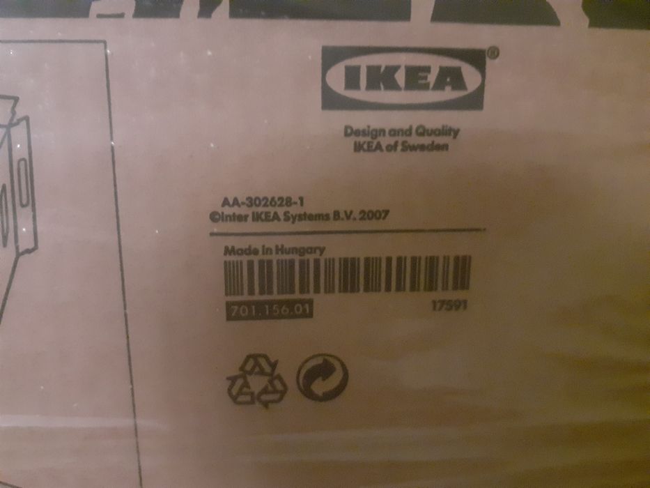 Pudełko z Ikei nowe