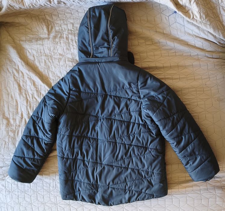Для мальчика та девочки Teplee net Теплее нет куртка ромб рост 134-140