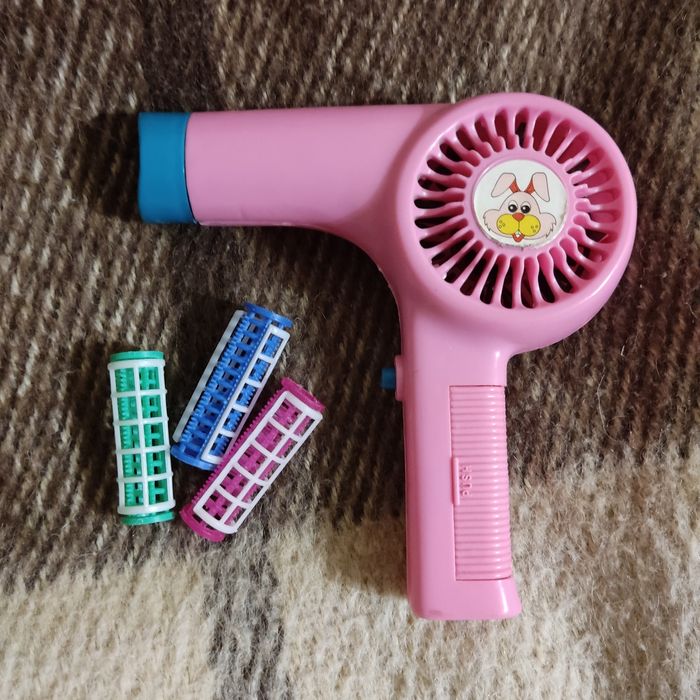 Фен дитячий іграшковий з бігуді