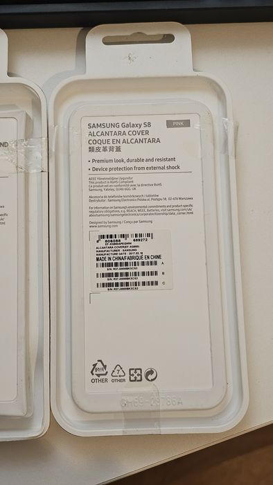 Capa Samsung Galaxy S8 - Alcantara & Clear View