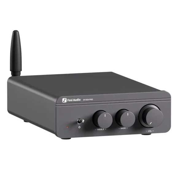 Стерео підсилювач звуку Fosi Audio BT20A Pro 300W *2 TPA3255 + БЖ48V5A D-клас + Bluetooth