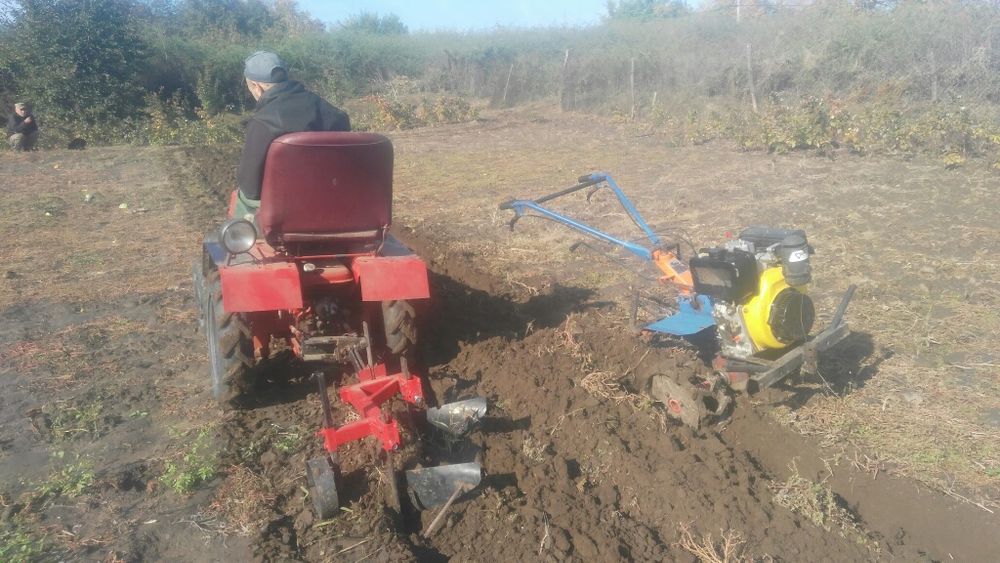 Культивация ПОКОС ТРАВЫ  вспашка