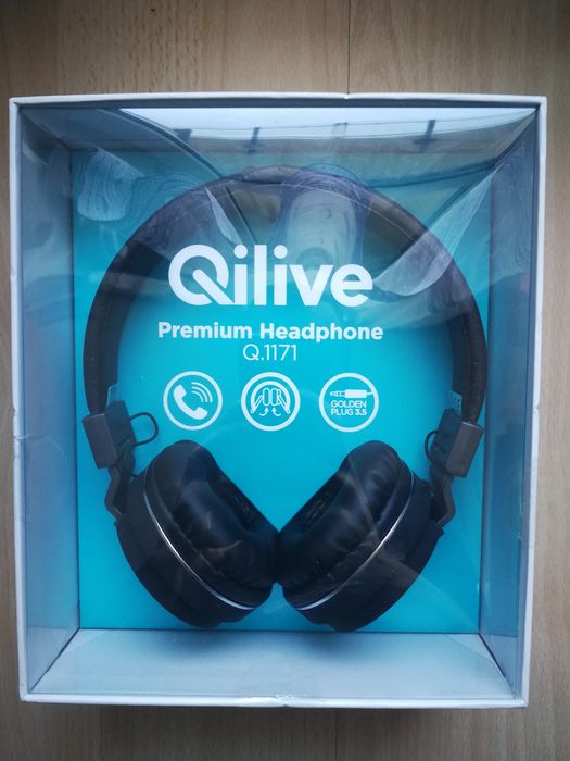 Słuchawki przewodowe Qilive / nowe / zamknięte