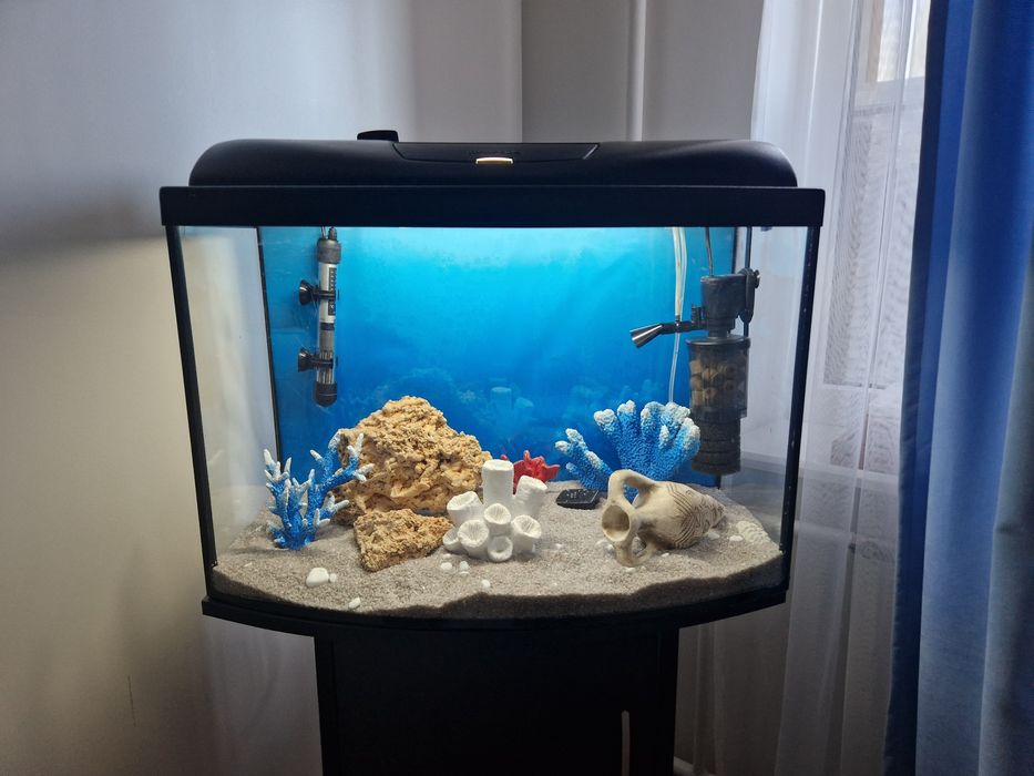 Акваріум з тумбою обладнанням та декором 60л