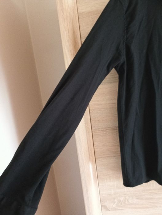 Czarna koszula męska z długim rękawem XL 42