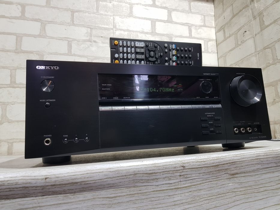 7.1 AV ресивер ONKYO TX-SR 444,*7x100 Вт, HDMI, USB, Bluetooth, б/у