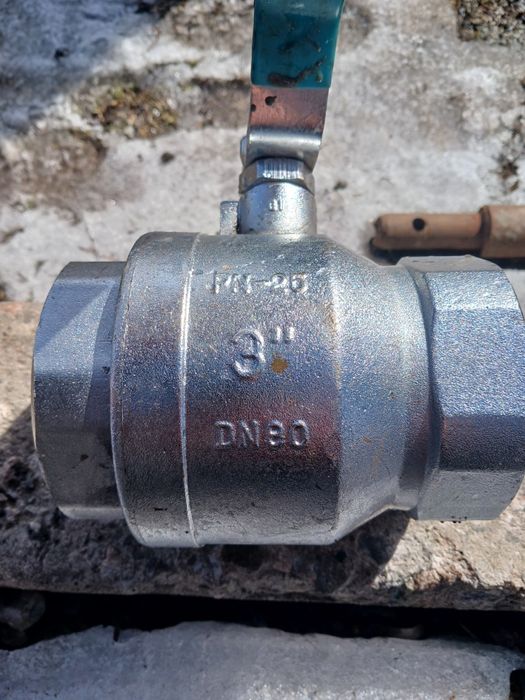 Кран шаровий DN80