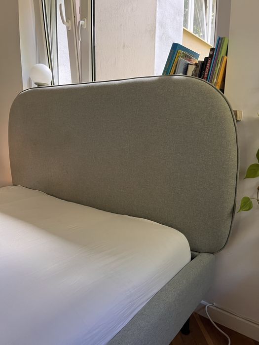 Ikea łóżko tapicerowane vadheim