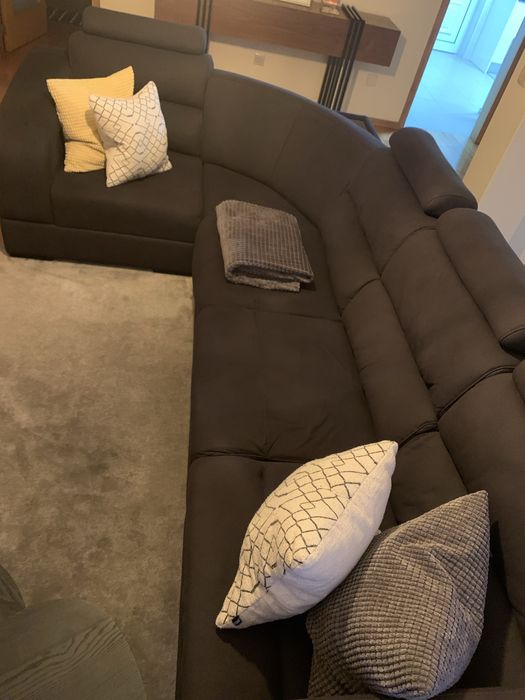 Sofa cinza escuro 315/185
