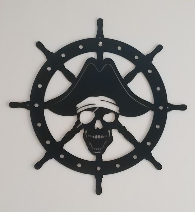 Ozdoby metalowe Wilk, Lew, Pirat.