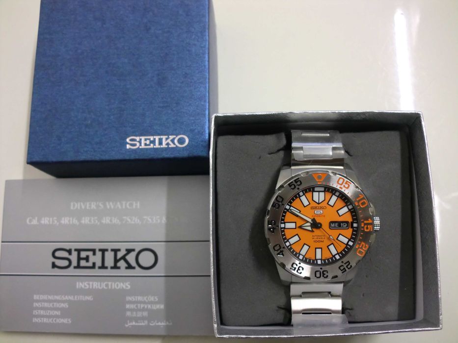 Seiko Orange Baby Monster - Modelo Raro e que não se fabrica mais.