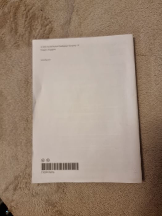 Instrukcja obsługi drukarki HP 7500A