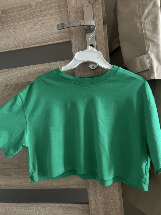 crop top zielony