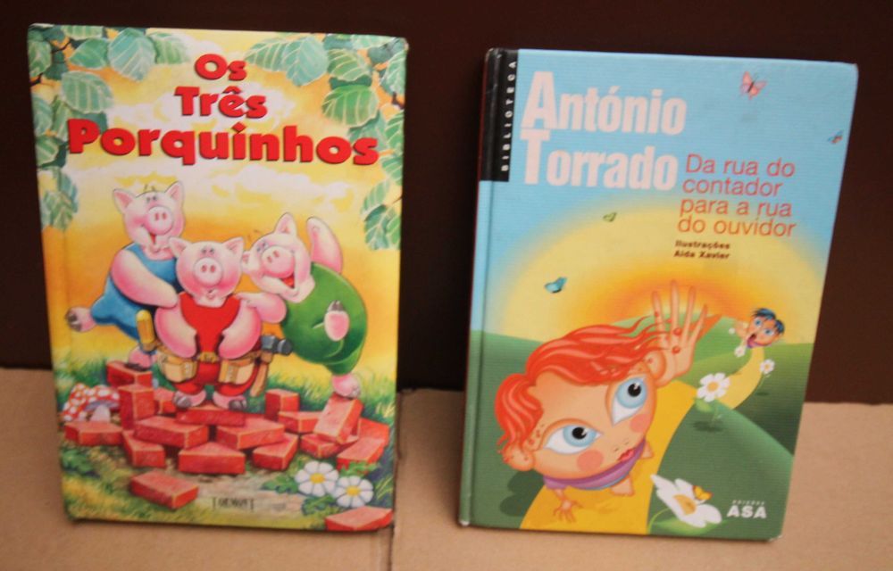 conjunto livros historias/fabulas infantis