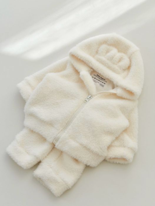 Теплий костюм пухнастик baby organic
