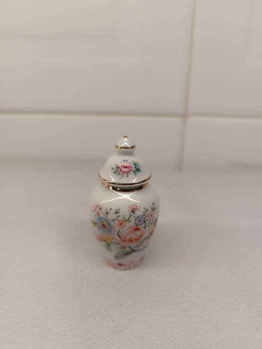 Pote Miniatura 7 cm. Porcelanas Forart. Novo