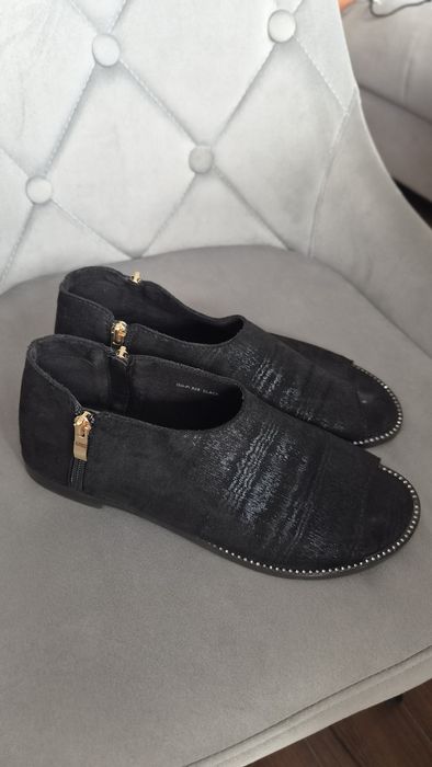 Buty saszki zamki roz 39 czarne