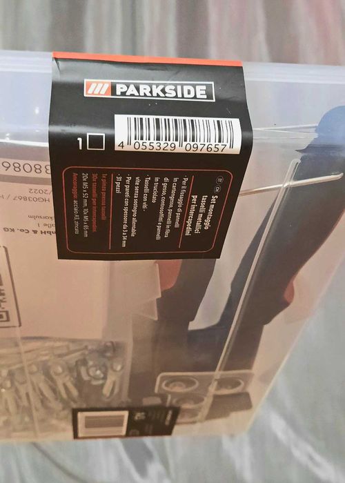 Набір пістолет для кріплення та металеві дюбелі Parkside 31 шт.