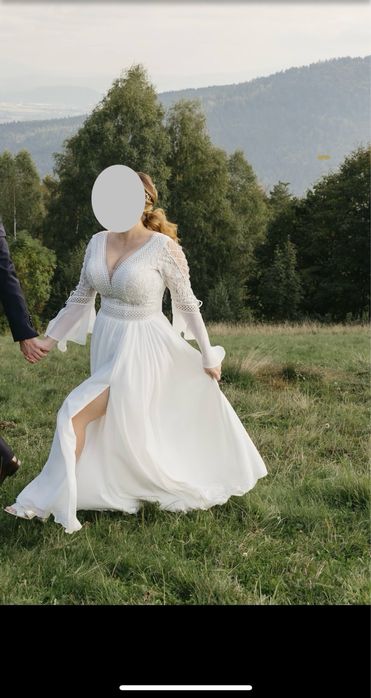 Suknia slubna boho