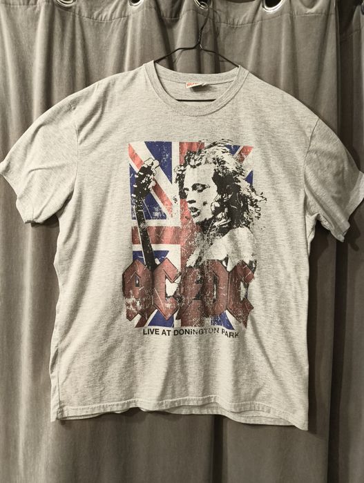 Футболка чоловіча з лого AC/DC розмір XL